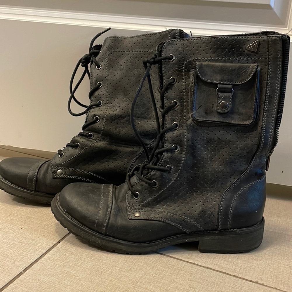 Black Combat Boots
